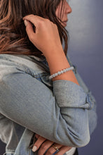 Load image into Gallery viewer, Engraved Heart Gemstone Bracelets to hold special notes