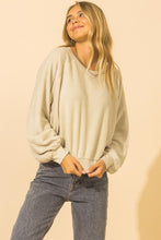 Load image into Gallery viewer, Cozy Stylish Long Sleeve Textured Sweatshirt