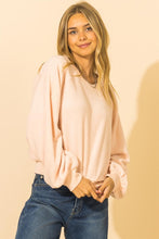 Load image into Gallery viewer, Cozy Stylish Long Sleeve Textured Sweatshirt