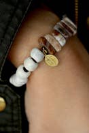 Load image into Gallery viewer, Amalgamate Wood Opalite Bracelet