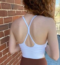 Load image into Gallery viewer, White V-Neck Bra Top Tank