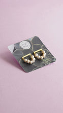 Load image into Gallery viewer, 14kt Gold Plated Freshwater Pearl Drop Tassel Earrings
