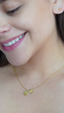 Load image into Gallery viewer, 18kt Gold Plated All SMILES Necklace

