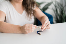 Load image into Gallery viewer, Affirmations/ Prayers/ Love Notes Gemstone Bracelet

