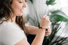 Load image into Gallery viewer, Affirmations/ Prayers/ Love Notes Gemstone Bracelet
