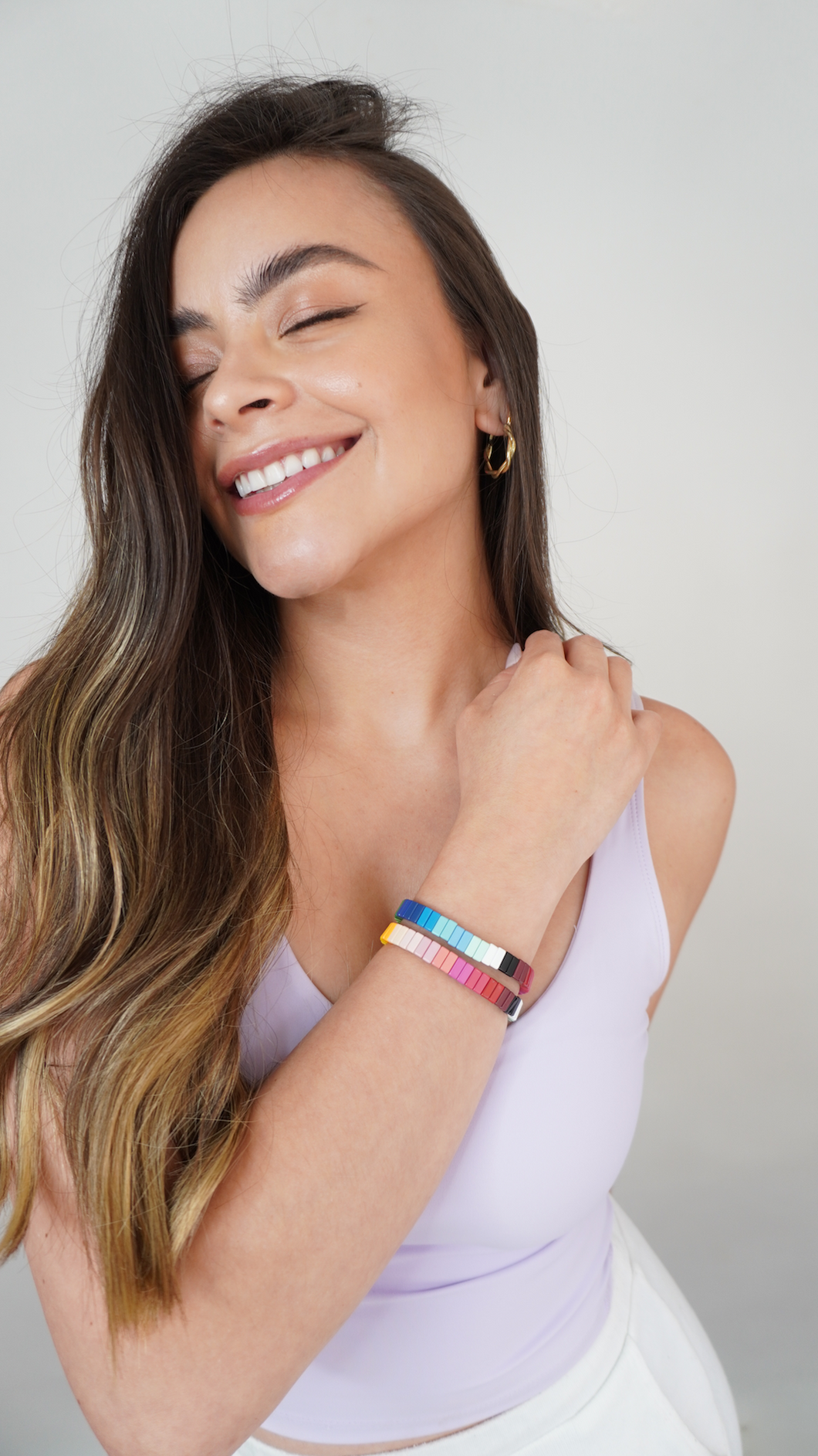 Rainbow Tile Bracelet