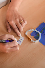 Load image into Gallery viewer, Affirmations/ Prayers/ Love Notes Gemstone Bracelet
