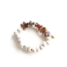 Load image into Gallery viewer, Amalgamate Wood Opalite Bracelet
