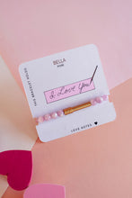 Load image into Gallery viewer, Affirmations/ Prayers/ Love Notes Gemstone Bracelet
