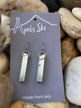 Load image into Gallery viewer, Shorty Ski Earrings - Antique Bronze
