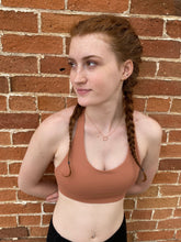 Load image into Gallery viewer, Wood Brown Sports Bra

